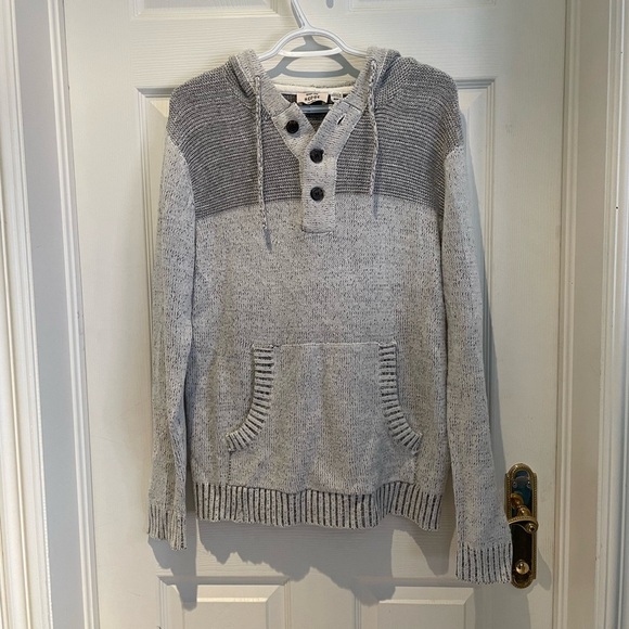 Men’s Never Lose Hedge gray knit hoodie - Picture 1 of 3